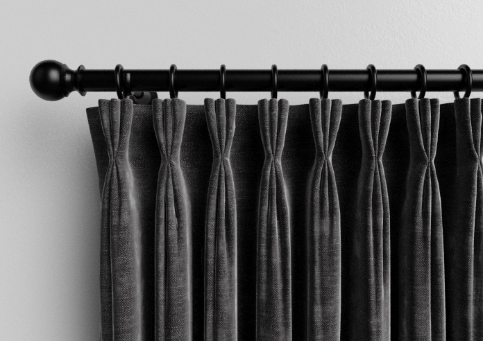 Darwin, Charcoal - Made to Measure Curtains - Image 11